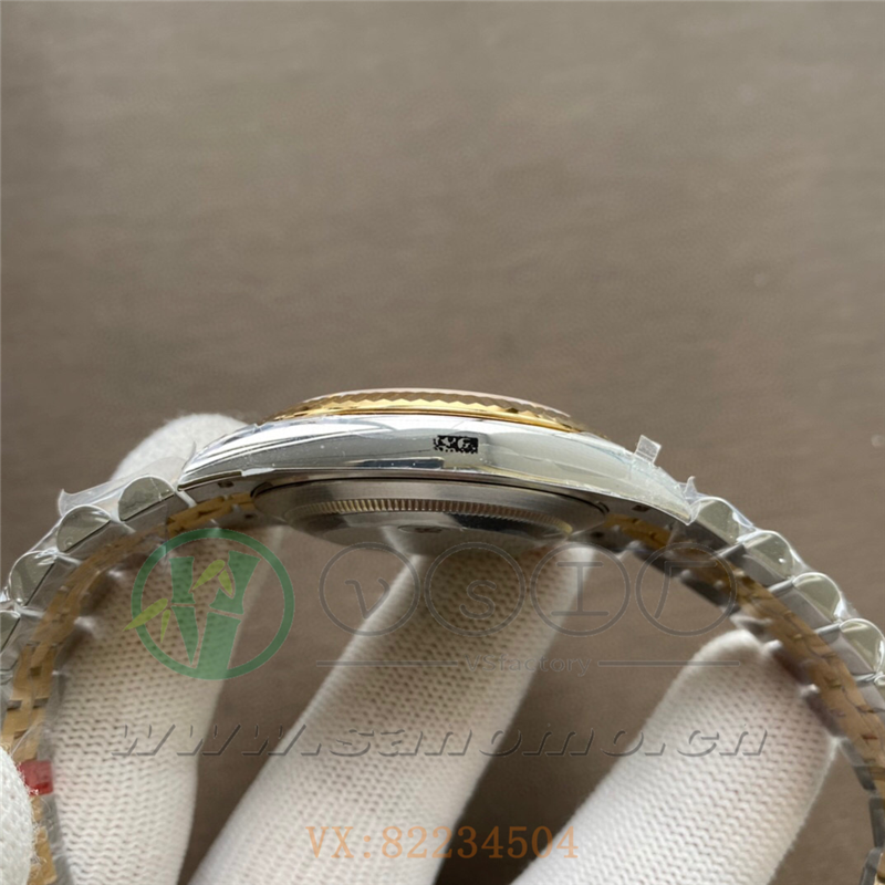 VS厂劳力士日志41mm间金陶瓷白面五铢带「3235机芯」产品展示