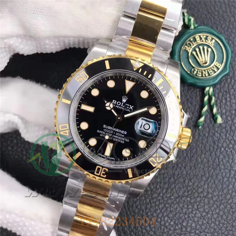 VS厂劳力士间金款黑水鬼做工评测（VS间金款黑水鬼有破绽吗）