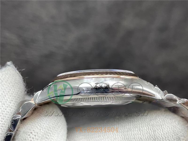 VS厂劳力士间玫瑰金款36日志灰盘细节如何（vs厂新款36mm日志评测）