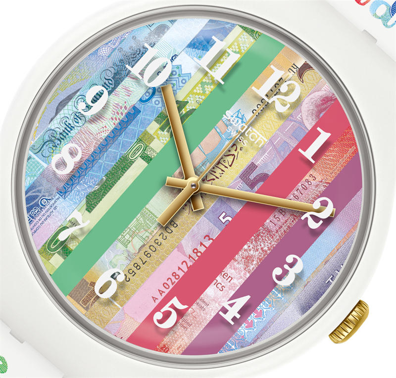 绽放独特光彩！Swatch COLOURSHIFT腕表耀眼亮相《经济学人》175周年庆