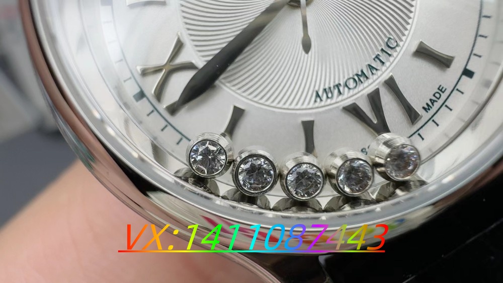 YF厂萧邦快乐钻石真假对比—萧邦复刻手表哪个厂做的比较好