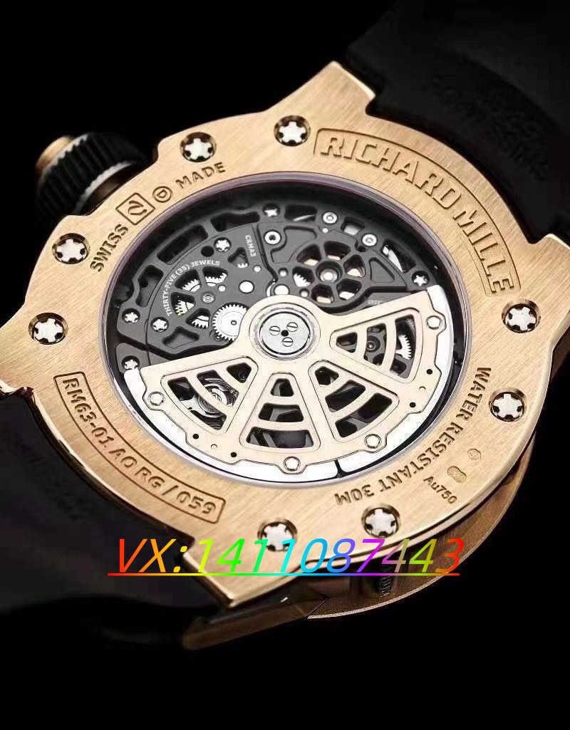 V9厂全新理查德米勒RM63-01一比一复刻，展现独特个性圆形设计