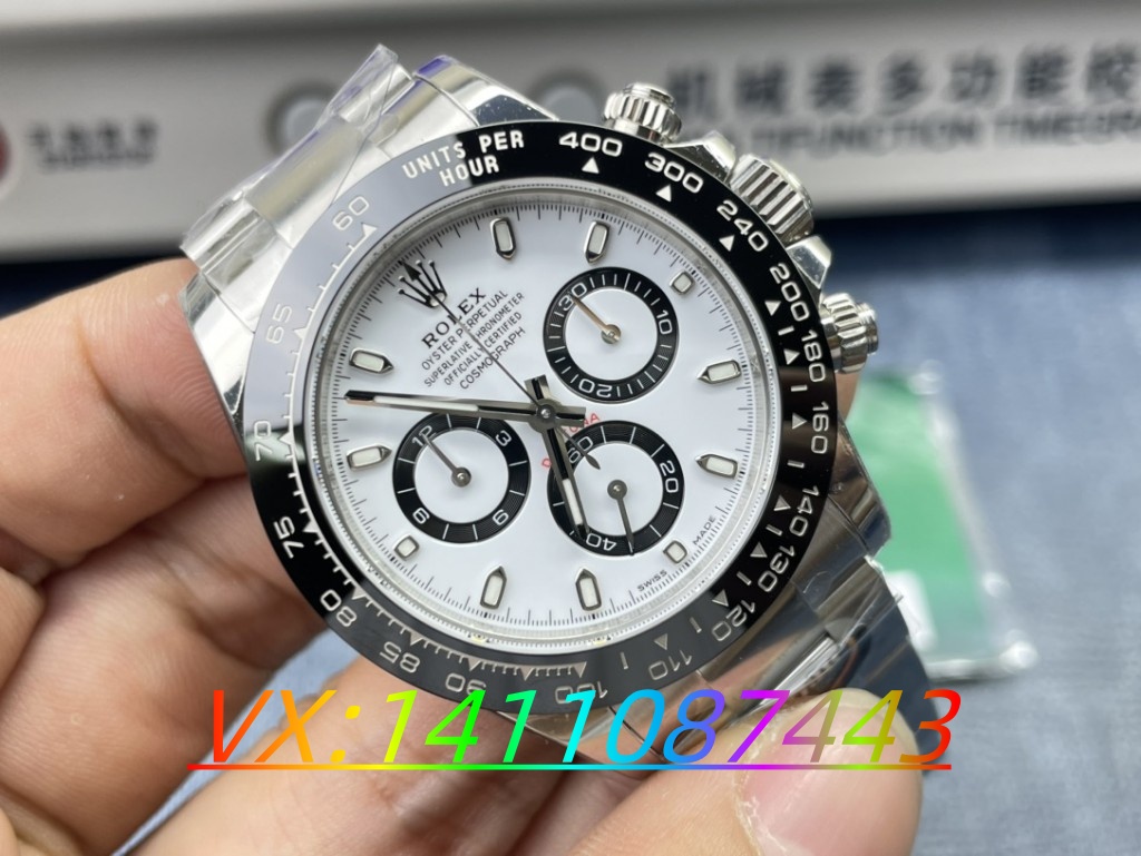 BT厂劳力士熊猫迪通拿搭载4130机芯:与正品对比全解析