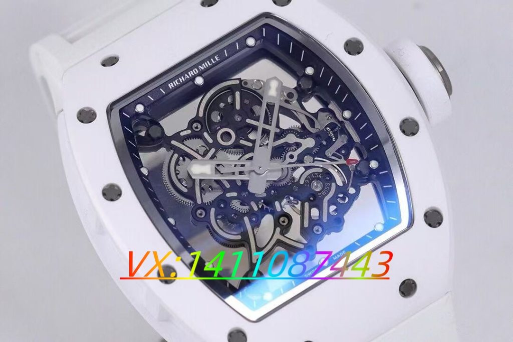 ZF厂理查德米勒RM-055V3版白色传奇:新贵表王的极致魅力评测​